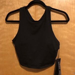 Kyodan cropped tank top with built in bra (NWT)